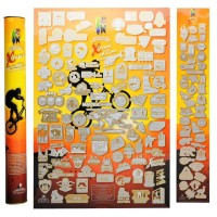 Скретч постер My Poster Extreme edition Более 100 экстремальных заданий ENG в тубусе