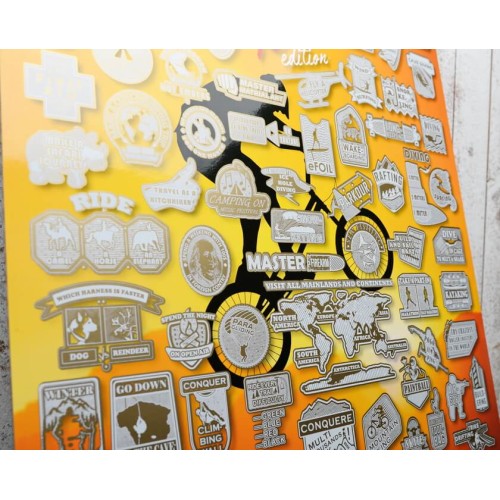 Постери Скретч постер My Poster Extreme edition Понад 100 екстремальних завдань ENG у тубусі