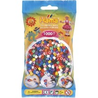 Набор цветных бусин, 1000 шт, 8 цветов (207-00)