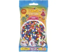 Термомозаїка HAMA Набір кольорових намистин MIDI 5+, 1000шт, 10 кольорів