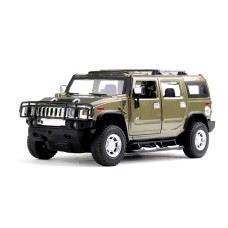 Машинка р/у 1:24 Meizhi лиценз. Hummer H2 металлическая (темно-зеленый) (MZ-25020Ag)