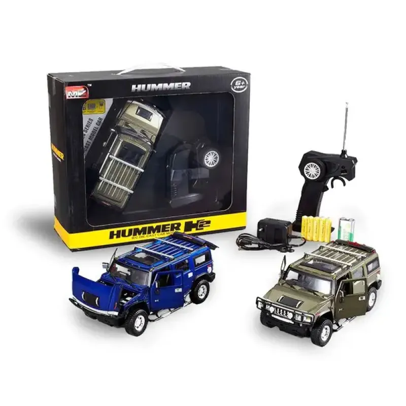 Машинка р/у 1:24 Meizhi лиценз. Hummer H2 металлическая (темно-зеленый) (MZ-25020Ag)