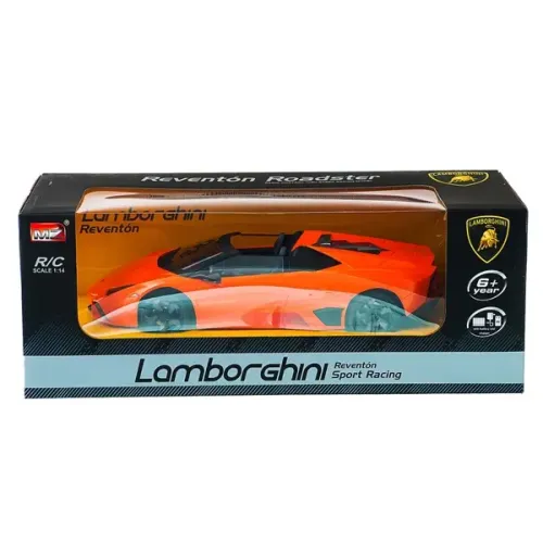 Игрушечные машинки Машинка р/у 1:14 Meizhi лиценз. Lamborghini Reventon Roadster (оранжевый) (MZ-2027o)