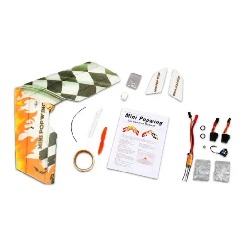 Самолёты Летающее крыло Tech One Mini Popwing 600мм EPP ARF (черный) (TO-04002B)