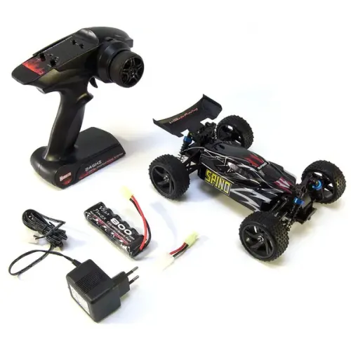 Багги Багги 1:18 Himoto Spino E18XB Brushed (белый) (E18XBw)