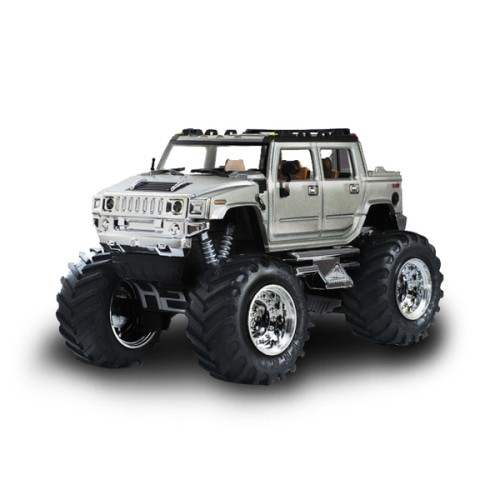 Игрушечные машинки Джип микро р/у 1:43 Hummer (серый) (GWT2008D-2)