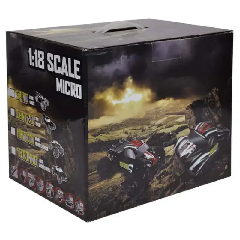 Шорт 1:18 Himoto Tyronno E18SC Brushed (черный) (E18SCb)