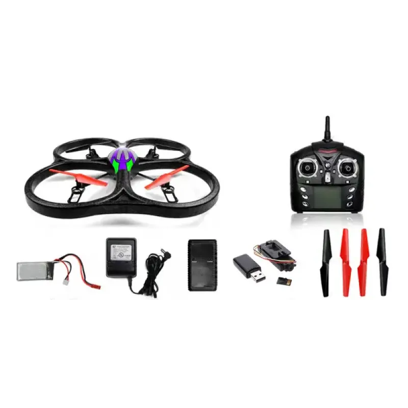 Квадрокоптер большой р/у WL Toys Cyclone 2 V333 с камерой 2.4GHz (WL-V333c)