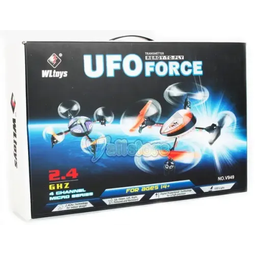 Квадрокоптери Квадрокоптер р/у 2.4Ghz WL Toys V949 UFO Force (фиолетовый) (WL-V949v)