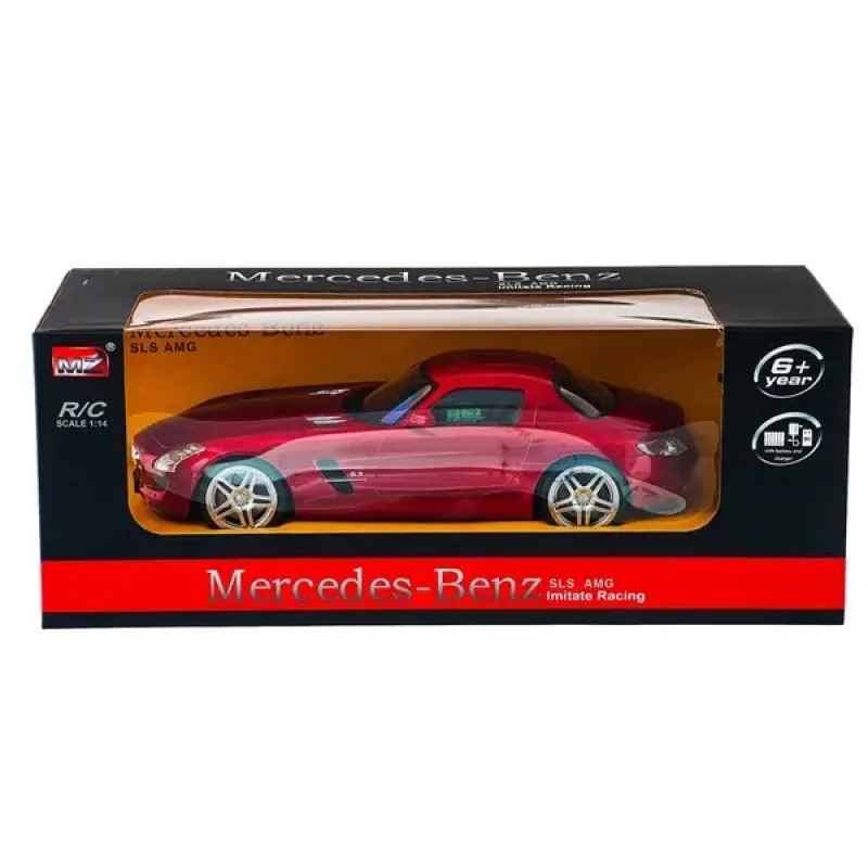 Машинка р/у 1:14 Meizhi лиценз. Mercedes-Benz SLS AMG (красный) (MZ-2024r)