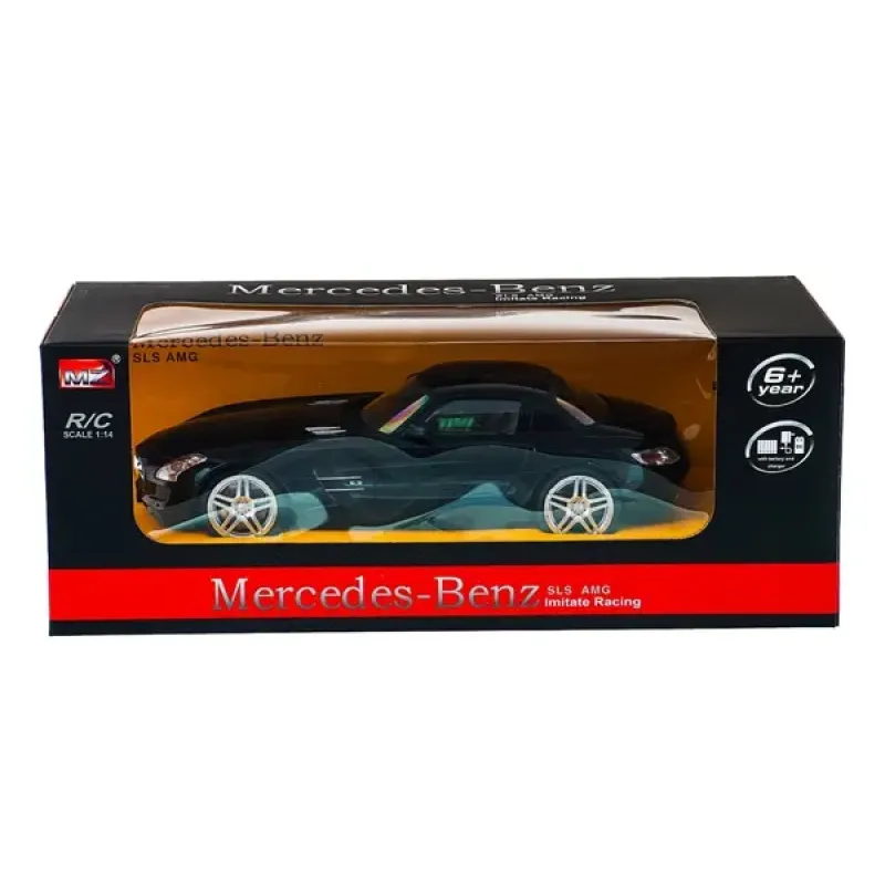 Машинка р/у 1:14 Meizhi лиценз. Mercedes-Benz SLS AMG (черный) (MZ-2024b)
