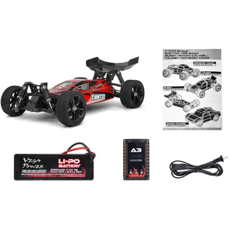 Багги 1:10 Himoto Tanto E10XBL Brushless (красный) (E10XBLr)