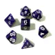 Набор перламутровых/мраморных кубиков RPG 7 шт (цвет в ассортименте)