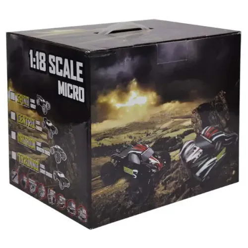 Монстр-трак Монстр 1:18 Himoto Mastadon E18MT Brushed (черный) (E18MTb)