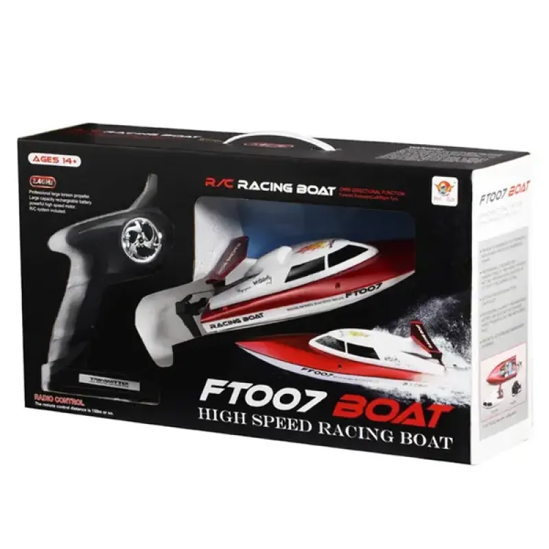 Катер на р/у 2.4GHz Fei Lun FT007 Racing Boat (красный) (FL-FT007r)