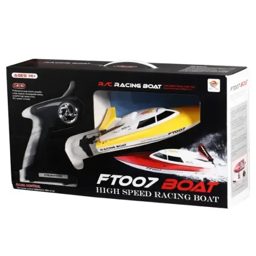 Судомодели Катер на р/у 2.4GHz Fei Lun FT007 Racing Boat (желтый) (FL-FT007y)