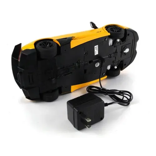 Игрушечные машинки Машинка р/у 1:18 Meizhi лиценз. Lamborghini LP670-4 SV металлическая (желтый) (MZ-2152y)