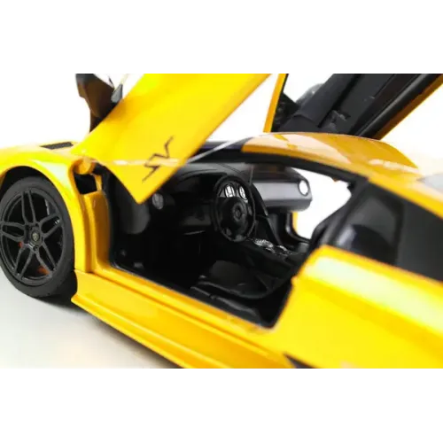 Игрушечные машинки Машинка р/у 1:18 Meizhi лиценз. Lamborghini LP670-4 SV металлическая (желтый) (MZ-2152y)