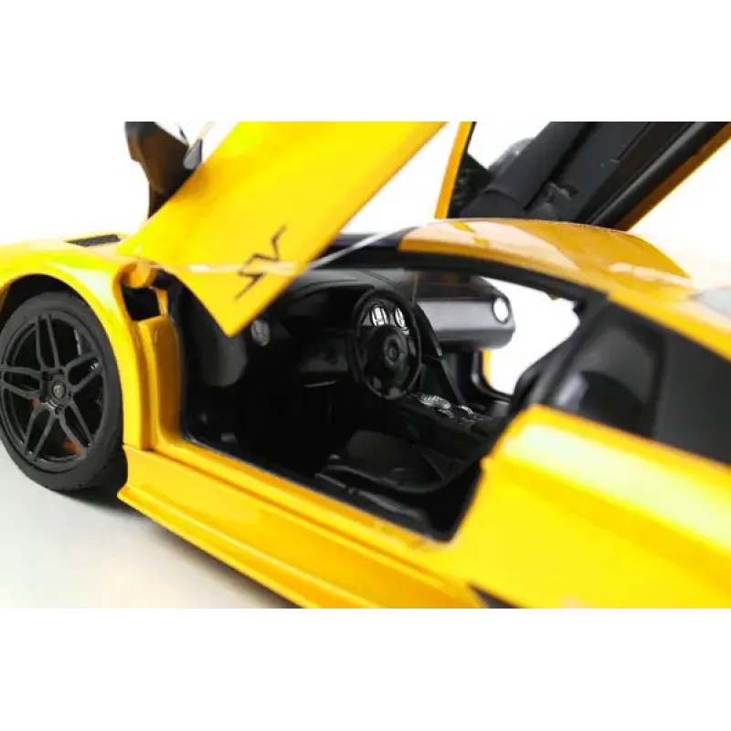 Машинка р/у 1:18 Meizhi лиценз. Lamborghini LP670-4 SV металлическая (желтый) (MZ-2152y)