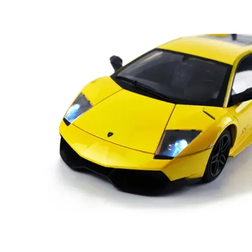 Игрушечные машинки Машинка р/у 1:18 Meizhi лиценз. Lamborghini LP670-4 SV металлическая (желтый) (MZ-2152y)