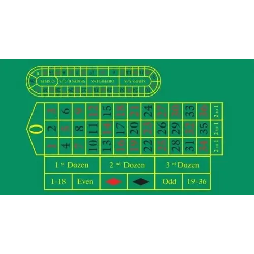 Сукно на столы Сукно профессиональное для игры в рулетку (арт. 10219)