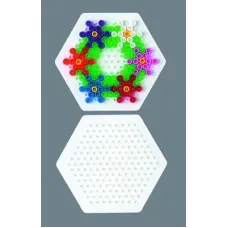 Термомозаїка HAMA Поле для MIDI 5+ малий шестикутник, 169 кілочків