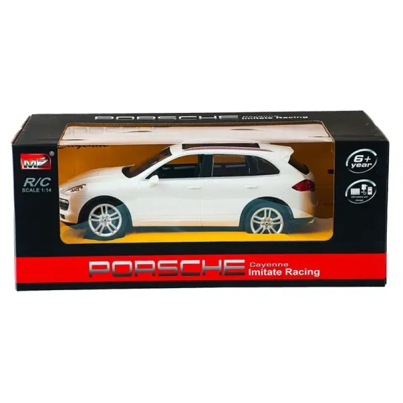 Машинка р/у 1:14 Meizhi лиценз. Porsche Cayenne (белый) (MZ-2045w)