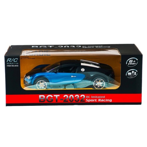 Іграшкові машинки Машинка р/у 1:14 Meizhi Bugatti Veyron (синий)