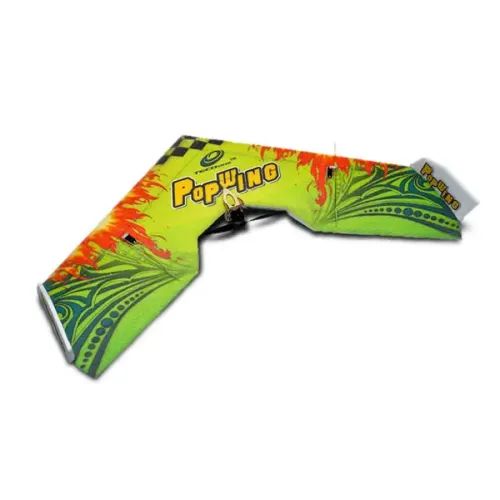 Модели на радиоуправлении Летающее крыло Tech One Popwing 900мм EPP ARF (зеленый) (TO-04001G)