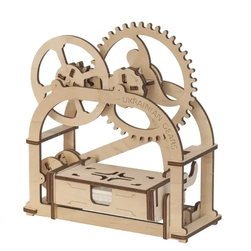 Ukrainian Gears Тривимірна механічна головоломка-конструктор «Механічна скринька» (UG-002)