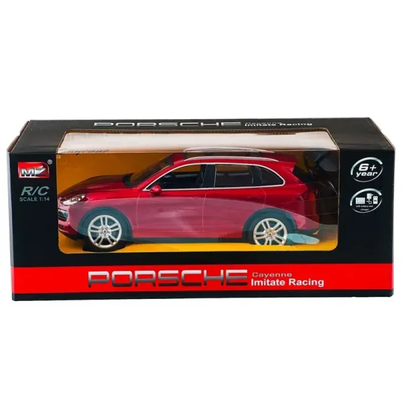 Машинка р/у 1:14 Meizhi лиценз. Porsche Cayenne (красный) (MZ-2045r)