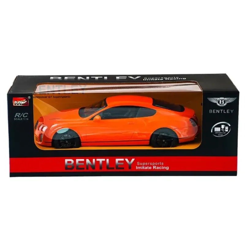 Машинка р/у 1:14 Meizhi лиценз. Bentley Coupe (оранжевый) (MZ-2048o)