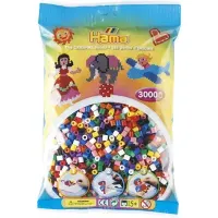 Термомозаїка HAMA Набір кольорових намистин MIDI 5+, 3000шт, 10 кольорів