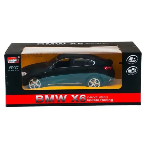 Іграшкові машинки Машинка р/у 1:14 Meizhi лиценз. BMW X6 (черный) (MZ-2016b)