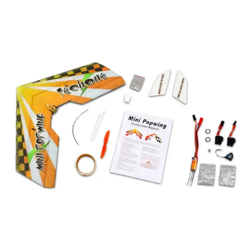 Летающее крыло Tech One Mini Popwing 600мм EPP ARF (красный) (TO-04002R)