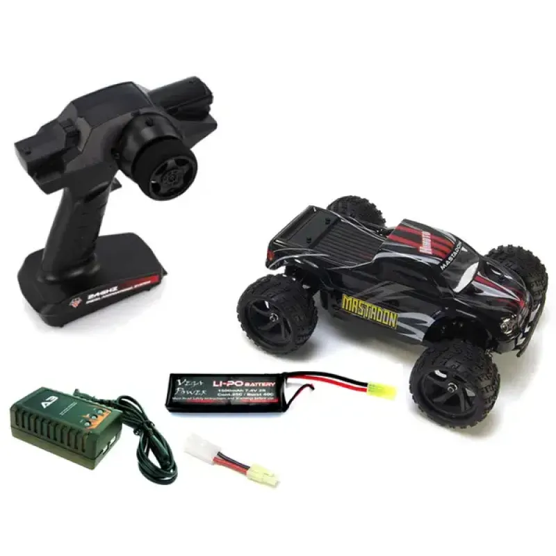 Монстр 1:18 Himoto Mastadon E18MTL Brushless (черный) (E18MTLb)
