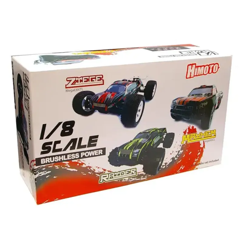 Шорт 1:8 Himoto Mayhem MegaE8SCL Brushless (красный) (MegaE8SCLr)