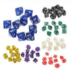 Кубик D10(0-9) перламутровый/мраморный (цвет в ассортименте)