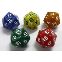 Кубик D20 перламутровий/мармуровий (колір в асортименті)