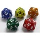 Кубик D20 перламутровый/мраморный (цвет в ассортименте)