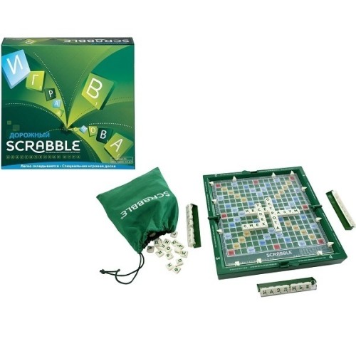 Скрабл дорожный (Scrabble). Новое издание (рус)