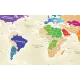 Cкретч карты и постеры Скретч-карта мира Travel Map «Gold World» (UA)