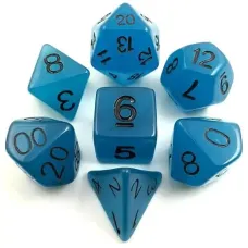 Набор светящихся в темноте кубиков RPG 7 шт (цвет в ассортименте)