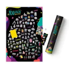 Cкретч-постер "#100 ДЕЛ LOVE edition"