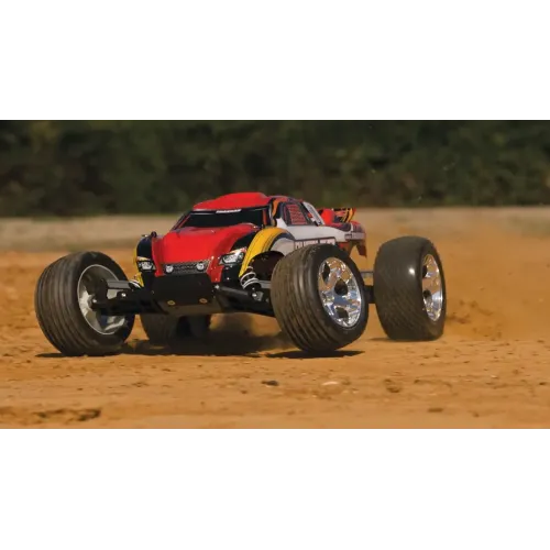 Стадіум-трак Автомобиль Traxxas Rustler XL-5 Stadium Truck 1:10 RTR 445 мм 2WD 2,4 ГГц (37054-1 Black)
