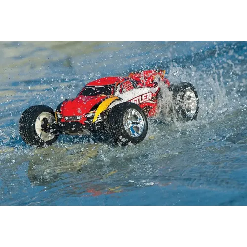 Стадіум-трак Автомобиль Traxxas Rustler XL-5 Stadium Truck 1:10 RTR 445 мм 2WD 2,4 ГГц (37054-1 Black)