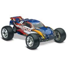 Автомобиль Traxxas Rustler XL-5 Stadium Truck 1:10 RTR 445 мм 2WD 2,4 ГГц (37054-1 Blue)