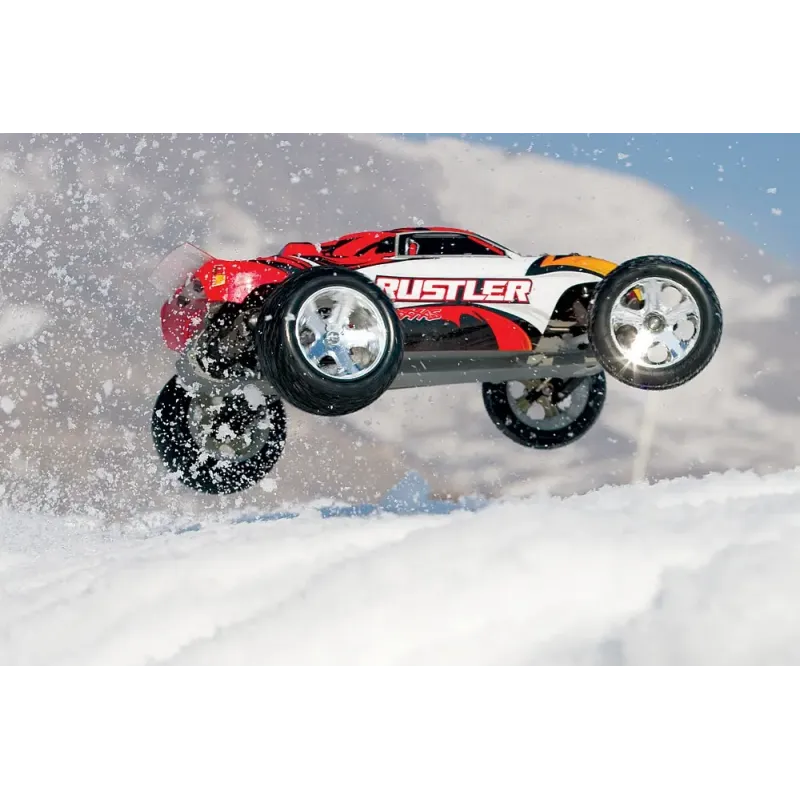 Автомобиль Traxxas Rustler XL-5 Stadium Truck 1:10 RTR 445 мм 2WD 2,4 ГГц (37054-1 Blue)