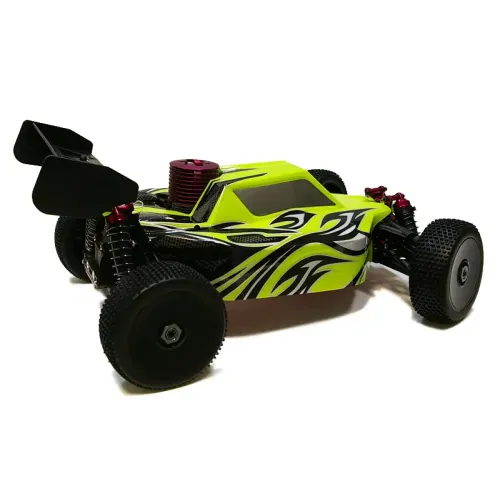 Багги Автомобиль Thunder Tiger EB-4 S2.5 Nitro PRO Buggy 1:8 RTR 490 мм 4WD 2,4 ГГц (6243-F114)