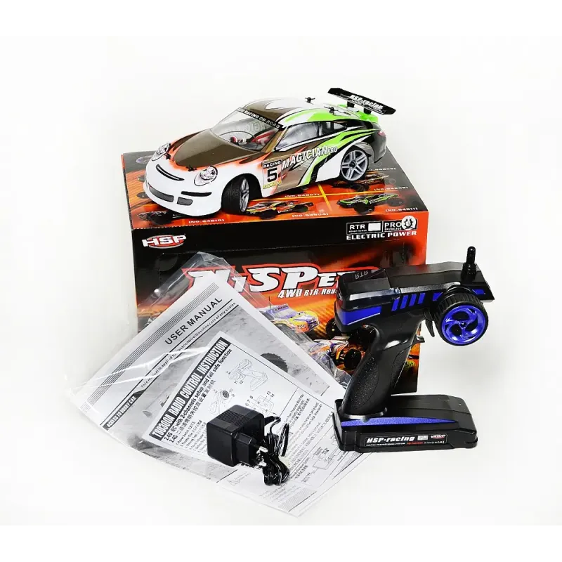 Автомобиль HSP Racing Magician Touring Car Brushless PRO 1:18 RTR 245 мм 4WD 2,4 ГГц (94802 Pro)